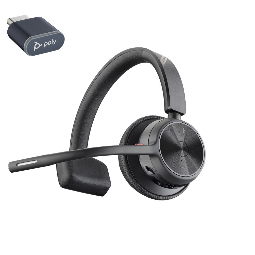 Product Image for Poly Voyager 4310 UC con Dongle USB-C - Auriculares Telefonicos