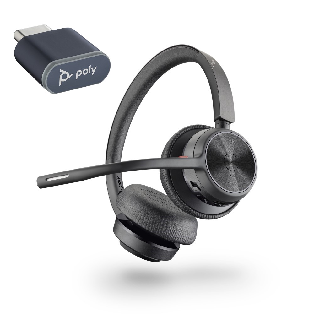 Product Image for Poly Voyager 4320 UC con Dongle USB-C - Auriculares Telefonicos