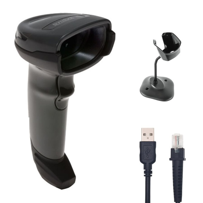Product Image for Kit Zebra DS2208 - Escáner + Cable + Soporte - Lector de Código de Barras