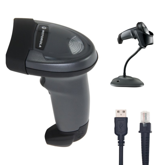 Product Image for Kit Zebra Li2208 - Escáner + Cable + Soporte - Lector de Código de Barras