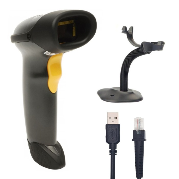 Product Image for Kit Zebra LS2208 Escáner + Soporte + Cable - Lector de Código de Barras