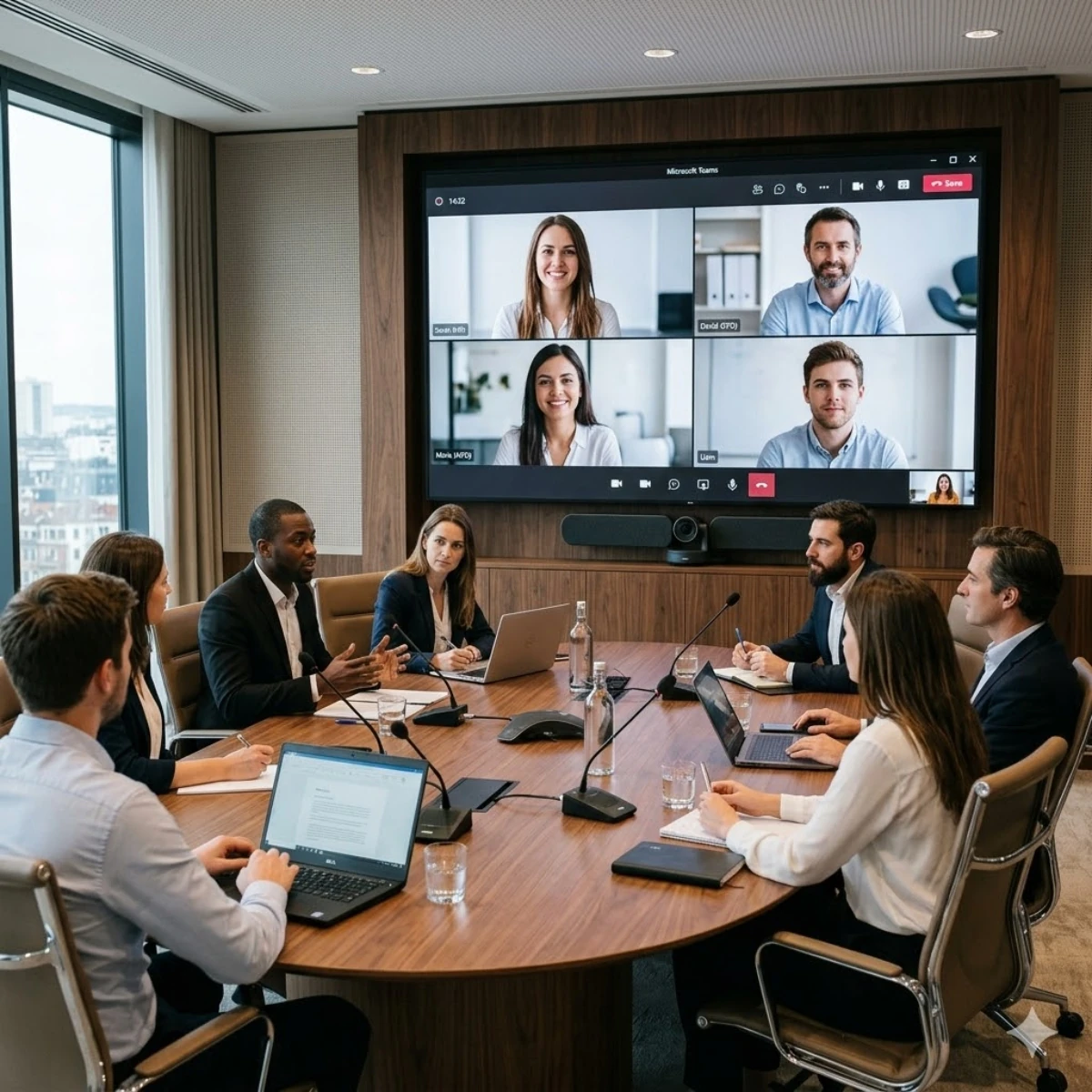 pantalla sala de consejo 115" iiyama