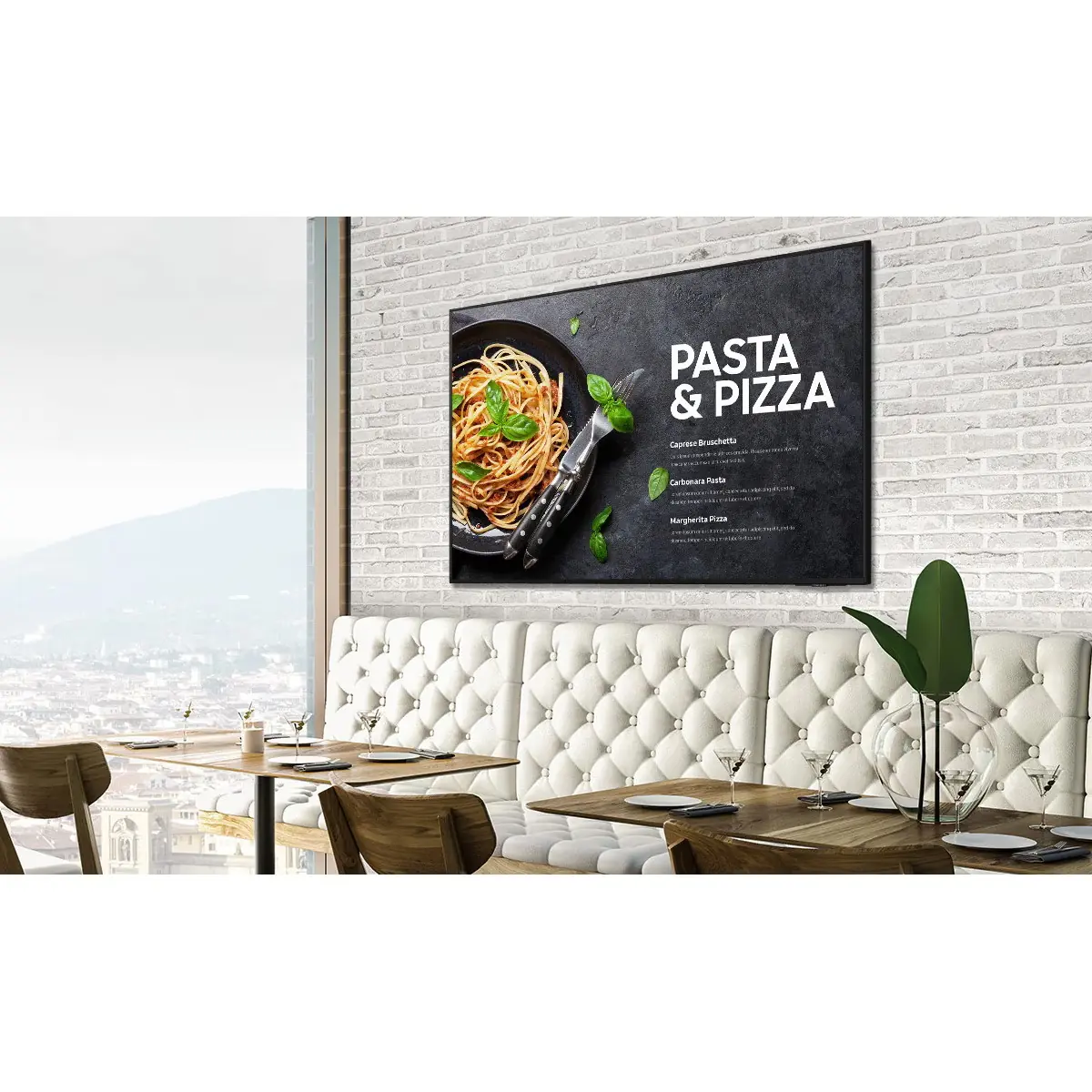 Especificaciones de la pantalla samsung BEF85-H