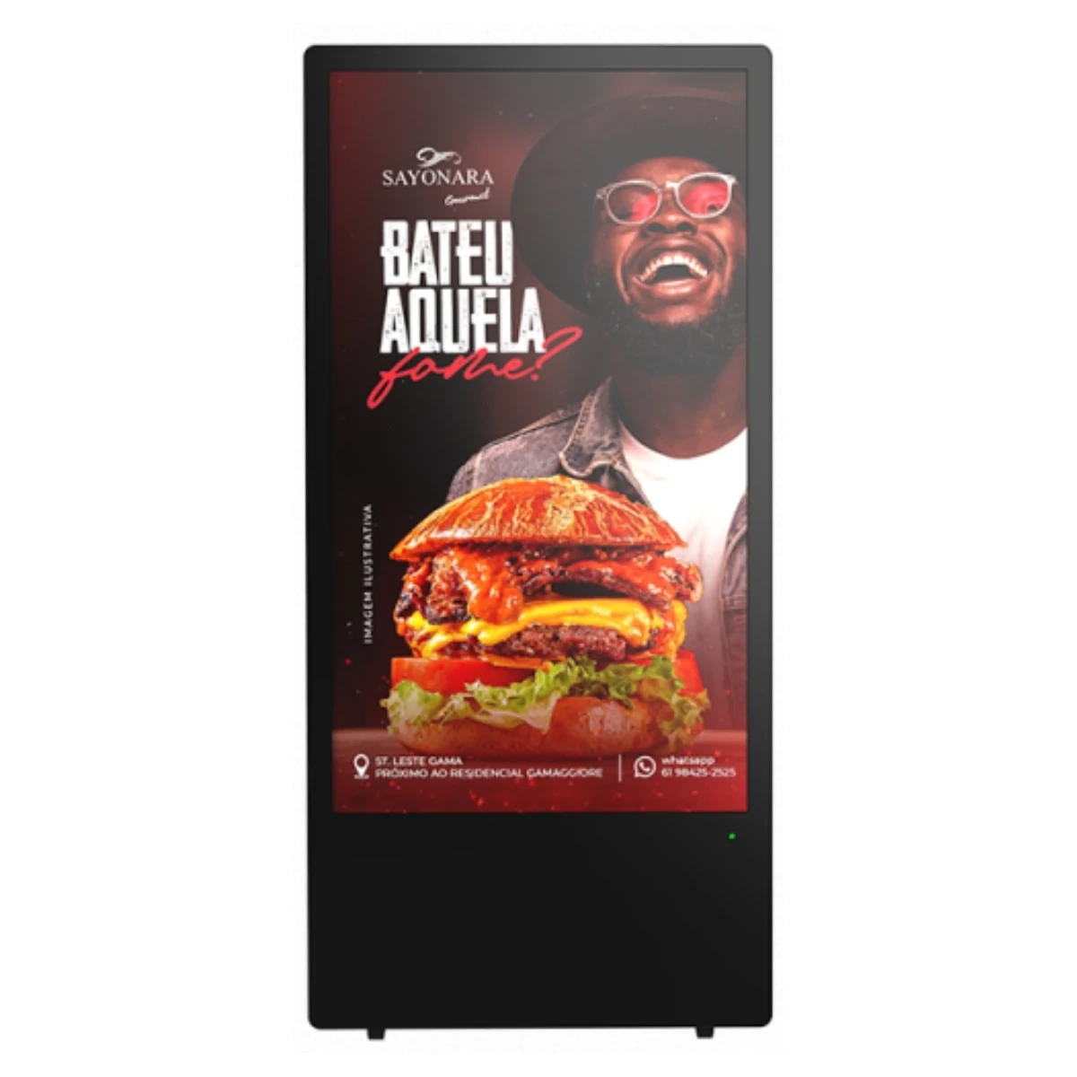 Señal digital de acera