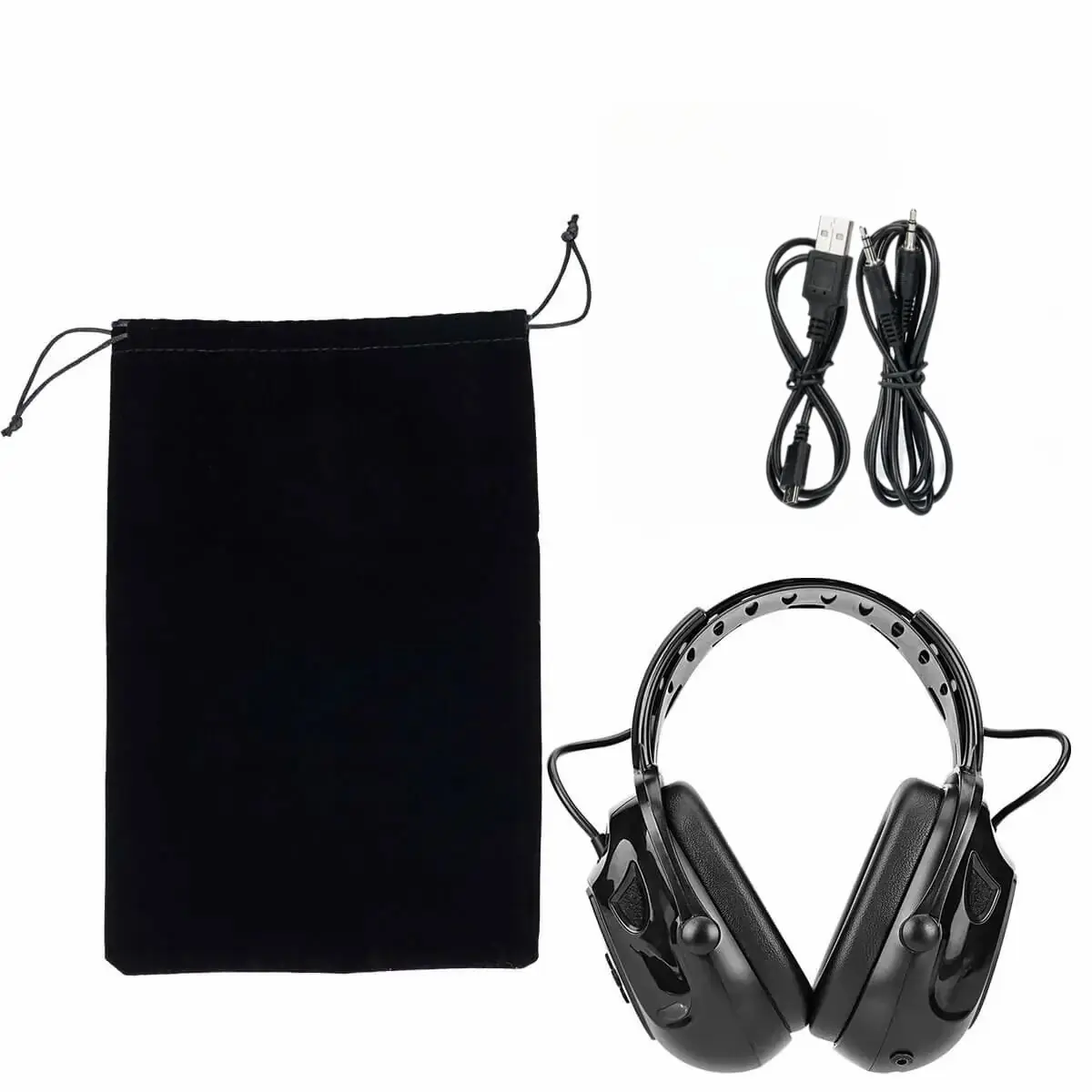 Retevis Sport EHN007 Negro Bluetooth -protectores auditivos Caza con Bluetooth