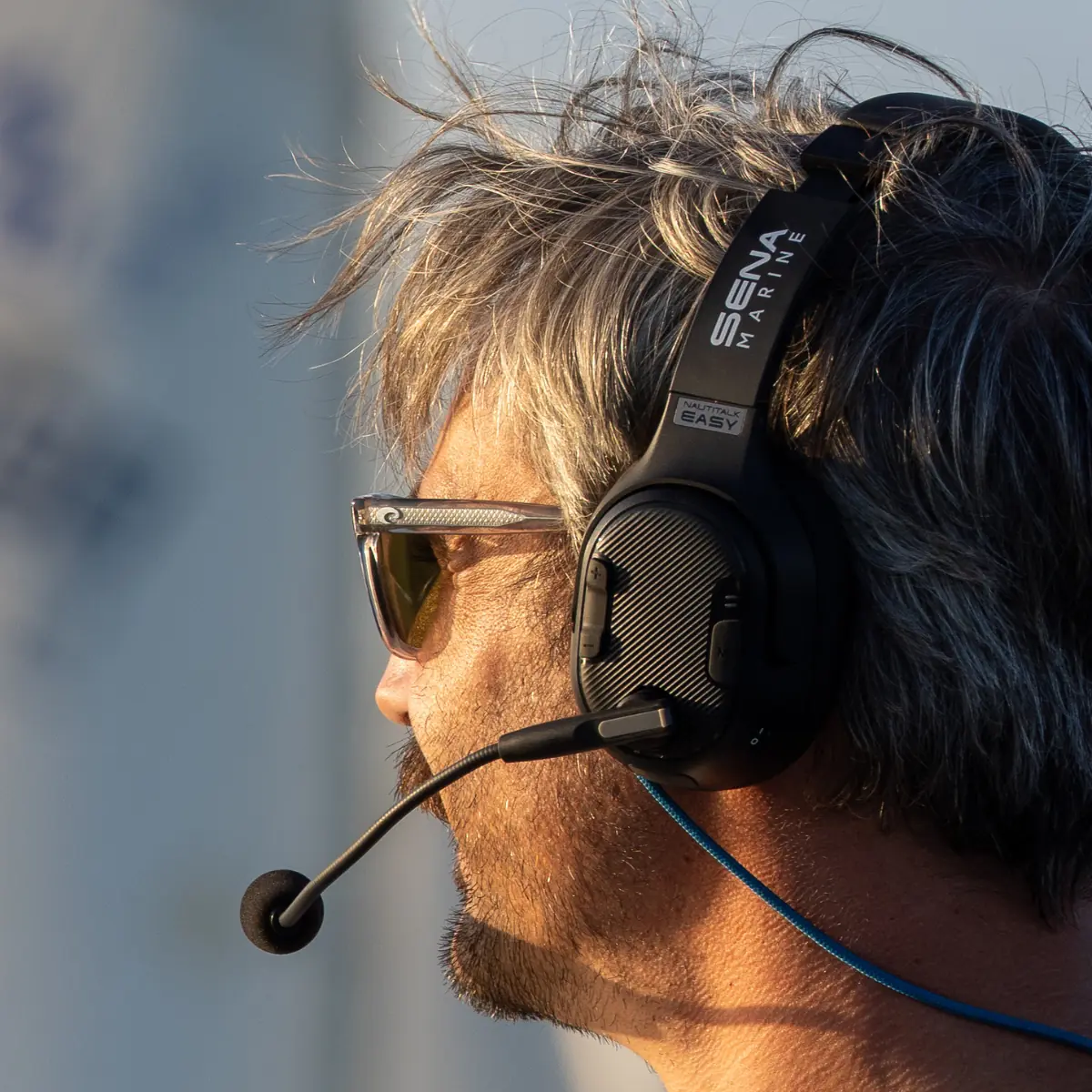 Auricular SENA Nautitalk Intercomunicador fácil para la comunicación de la tripulación en el mar sin red