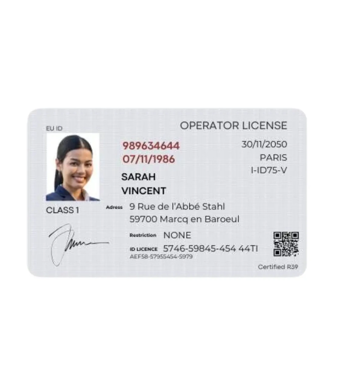 Tarjeta identificación control acceso segura - retransferencia
