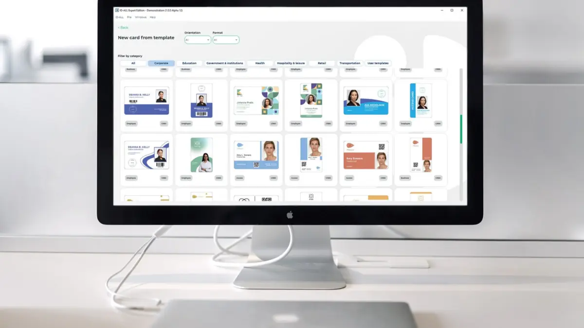 ID-ALL Standard software de personalización de tarjetas