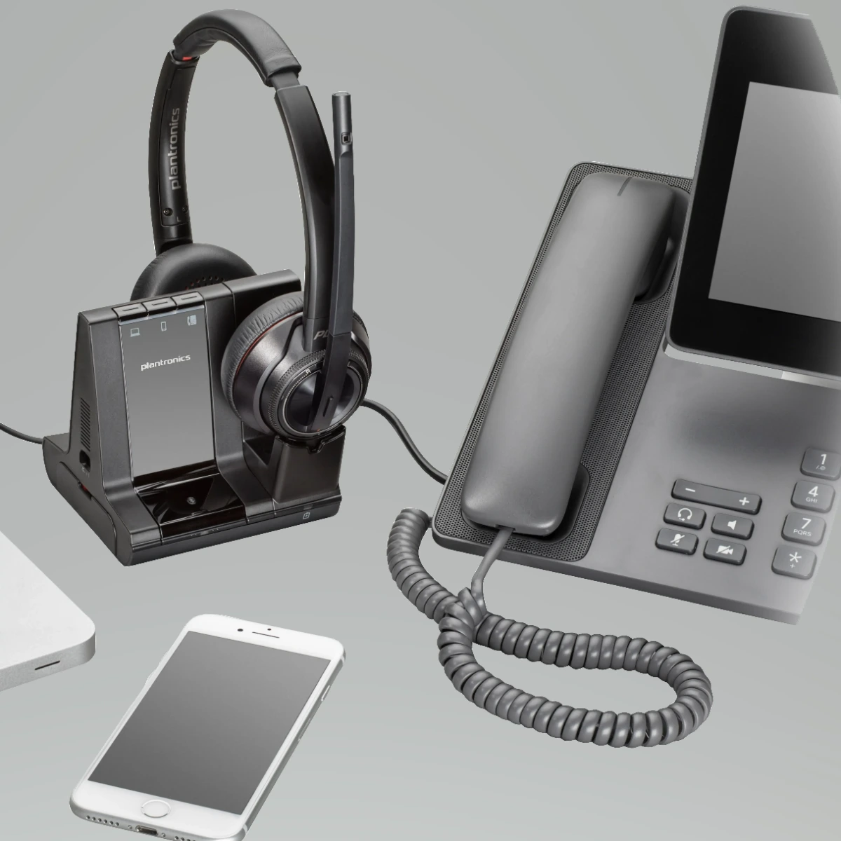 Auricular connecté HP Poly al teléfono