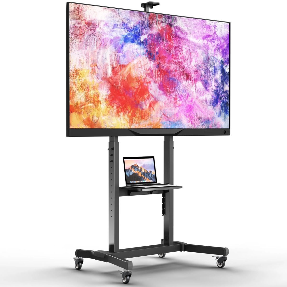 soporte con ruedas para la solución videoconferencia