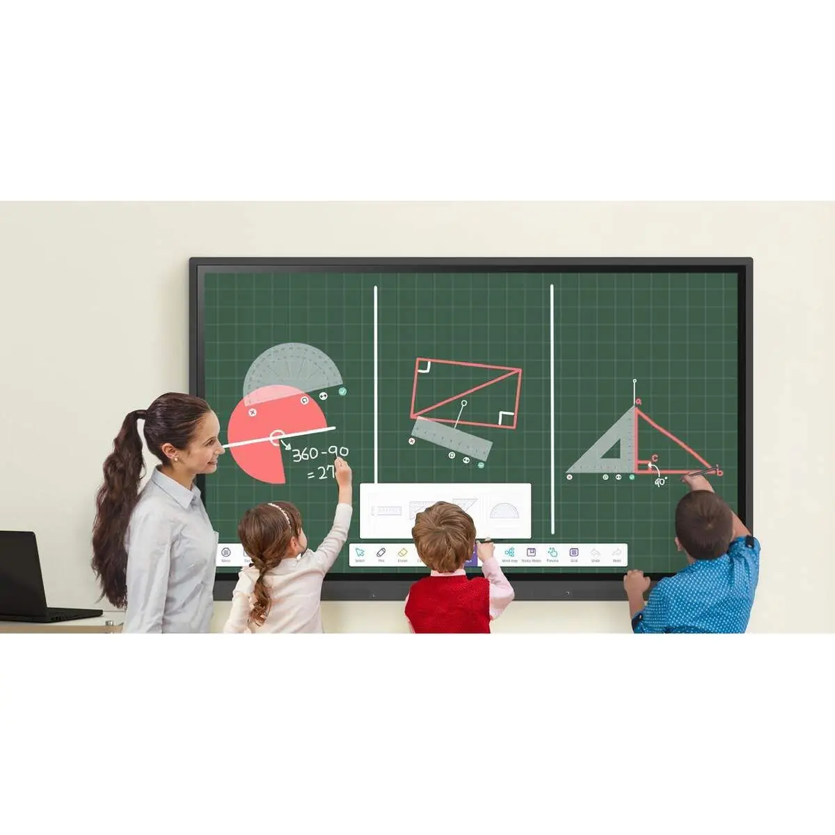 65TR3DK-BM - pantalla de reunión sala