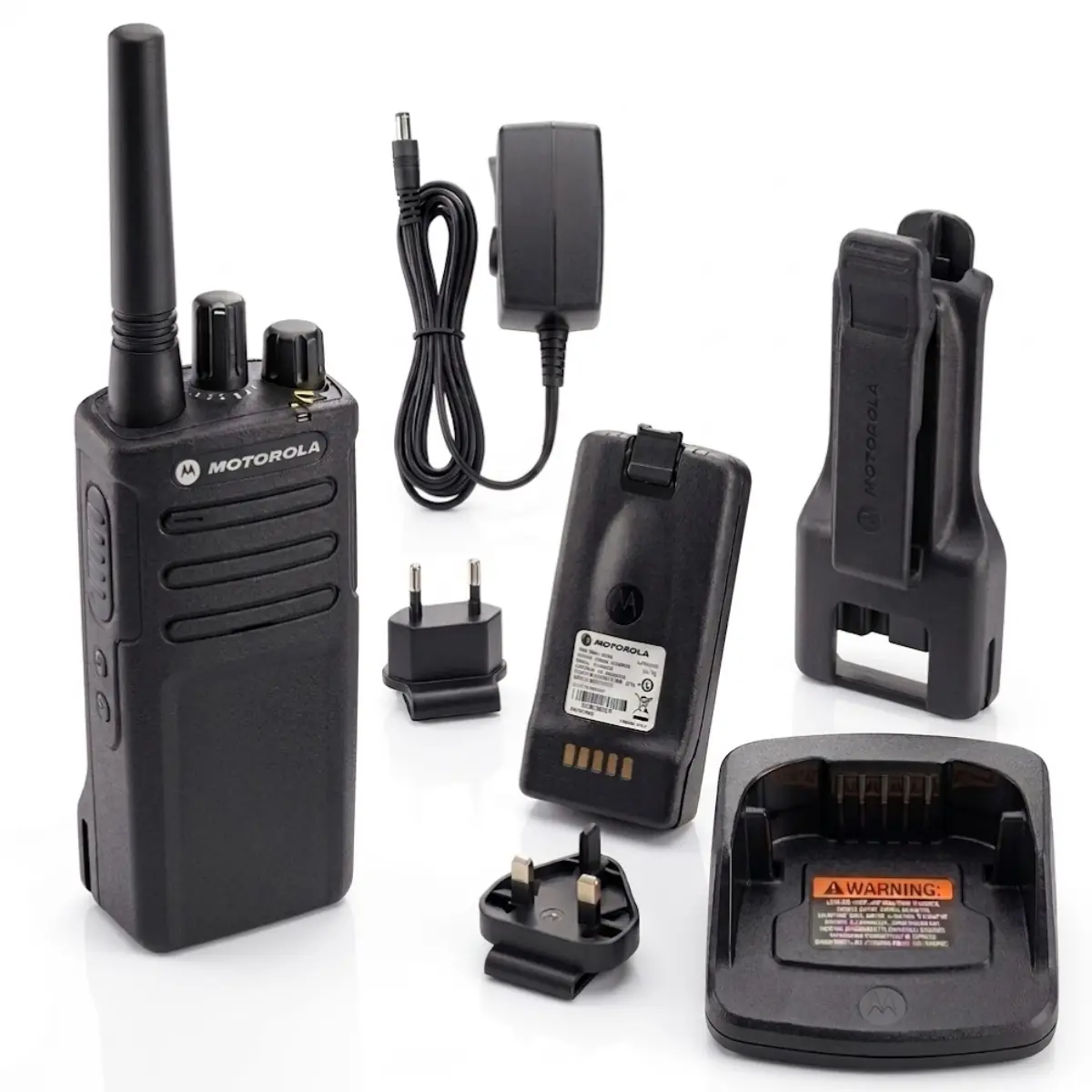 Walkie-talkie sin licencia Motorola XT420 RMP0166BHLAA PMR446 con accesorios