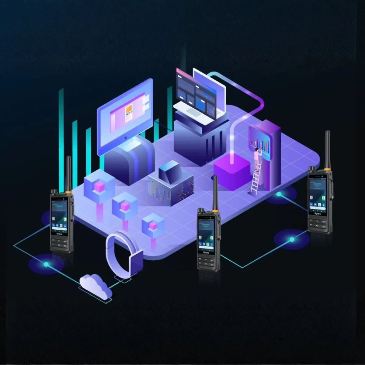 Gestión de flotas Hytera PDC690