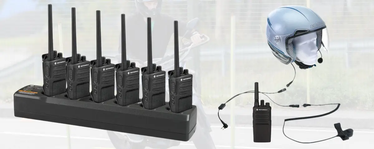 Kit intercom Moto Motorola XT420 sin licencia con accesorios de cascos