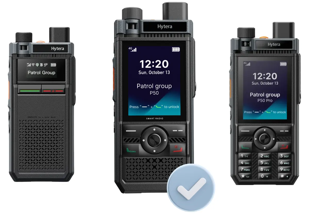 Hytera Terminal P50 4G PoC sin teclado