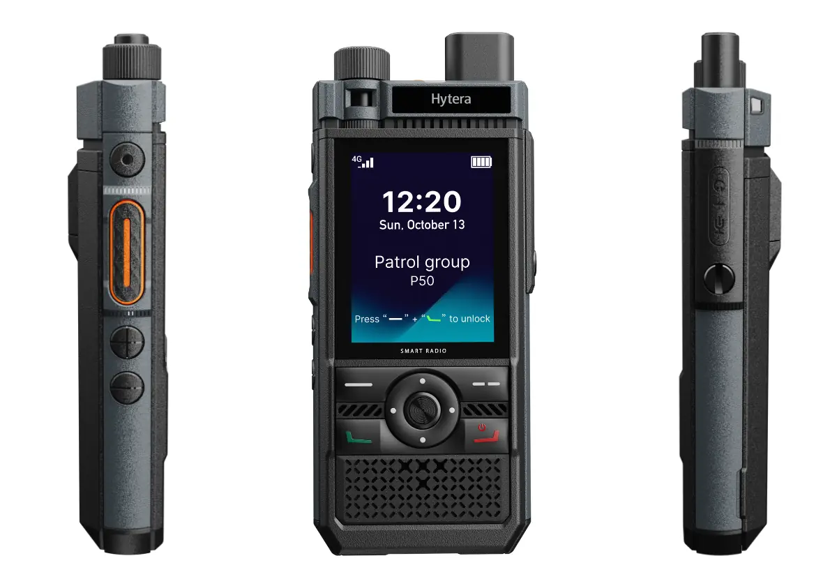 POC Hytera P 50, vista de 180 grados