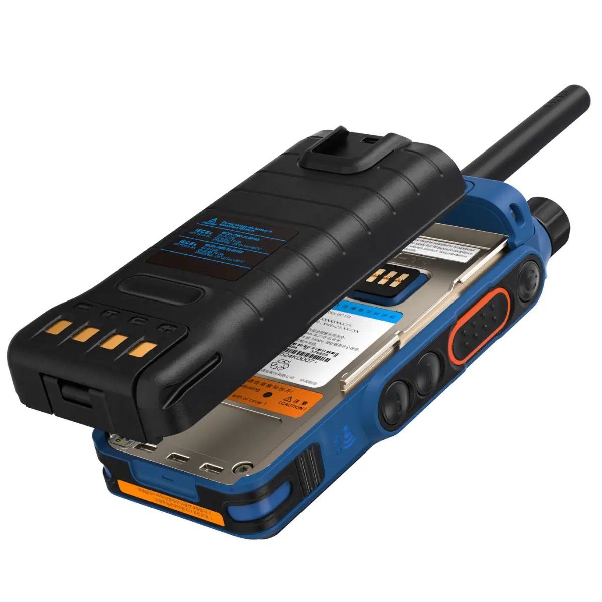 Portatil UHF Licencia 2W Hytera HP715Ex IIC Largo Alcance