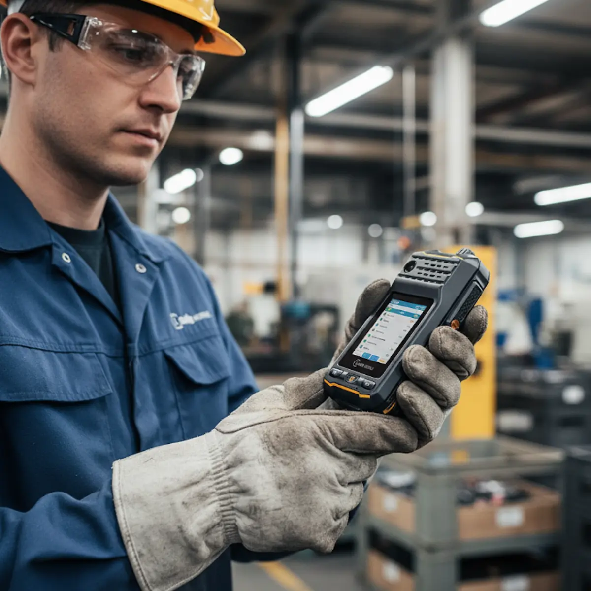 Uso por parte de los trabajadores del radio móvil POC ATEX isafe IS440.2