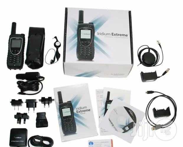 Embalaje de qué contiene la caja IRIDIUM 9575