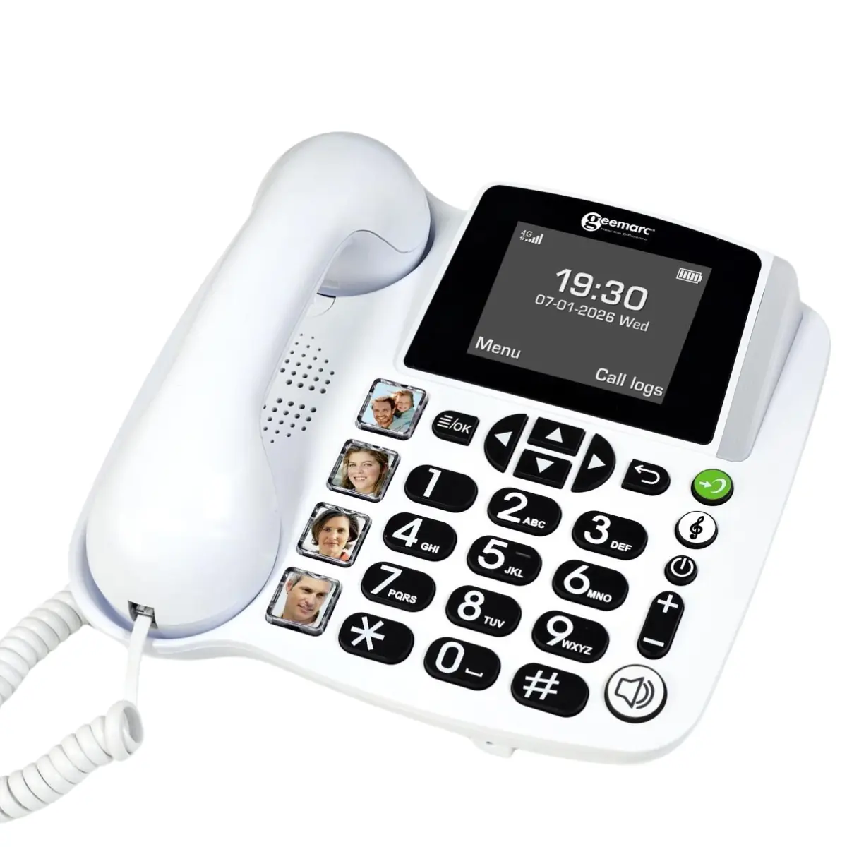 Teléfono fijo 4G CL9100 detalle