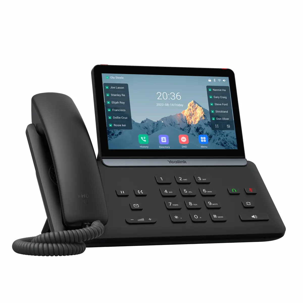 Yealink T87W - Teléfono IP con pantalla táctil