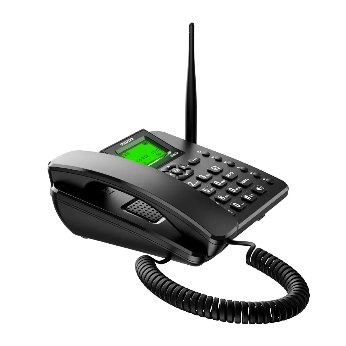 Teléfono de escritorio con tarjeta SIM Maxcom MM43D