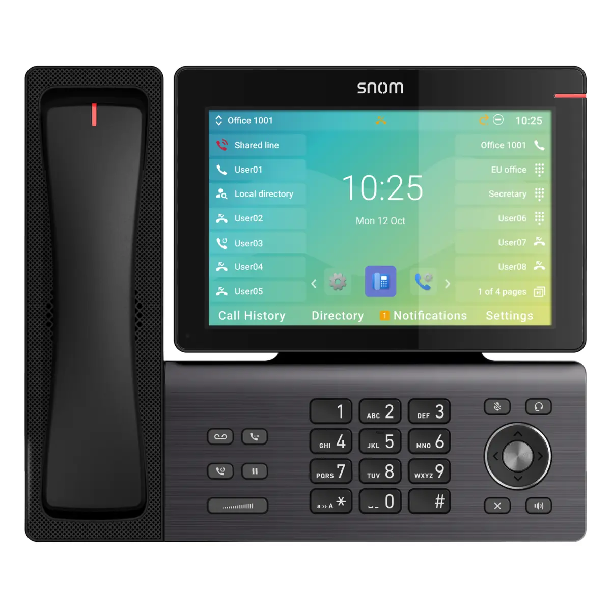 Snom D895M teléfono de escritorio con auricular DECT integrado