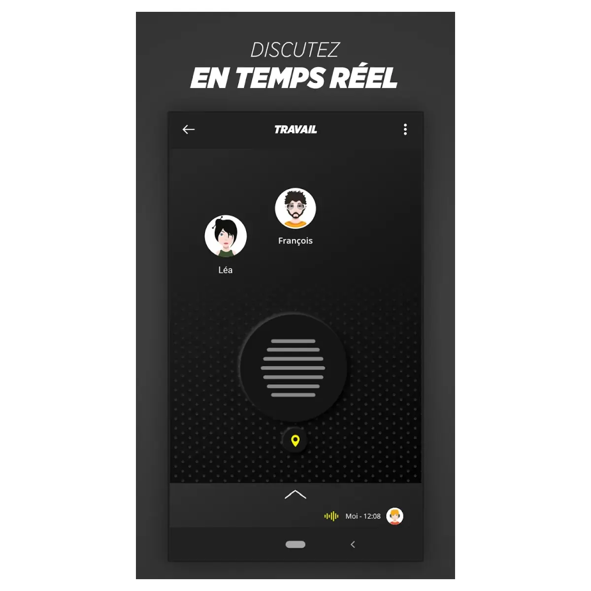 Crosscall X-Talk - aplicación de pulsar para hablar