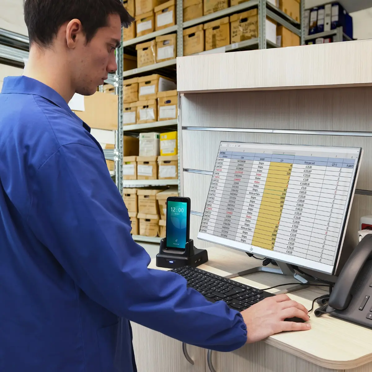 Datalogic Memor 12 Carga inalámbrica