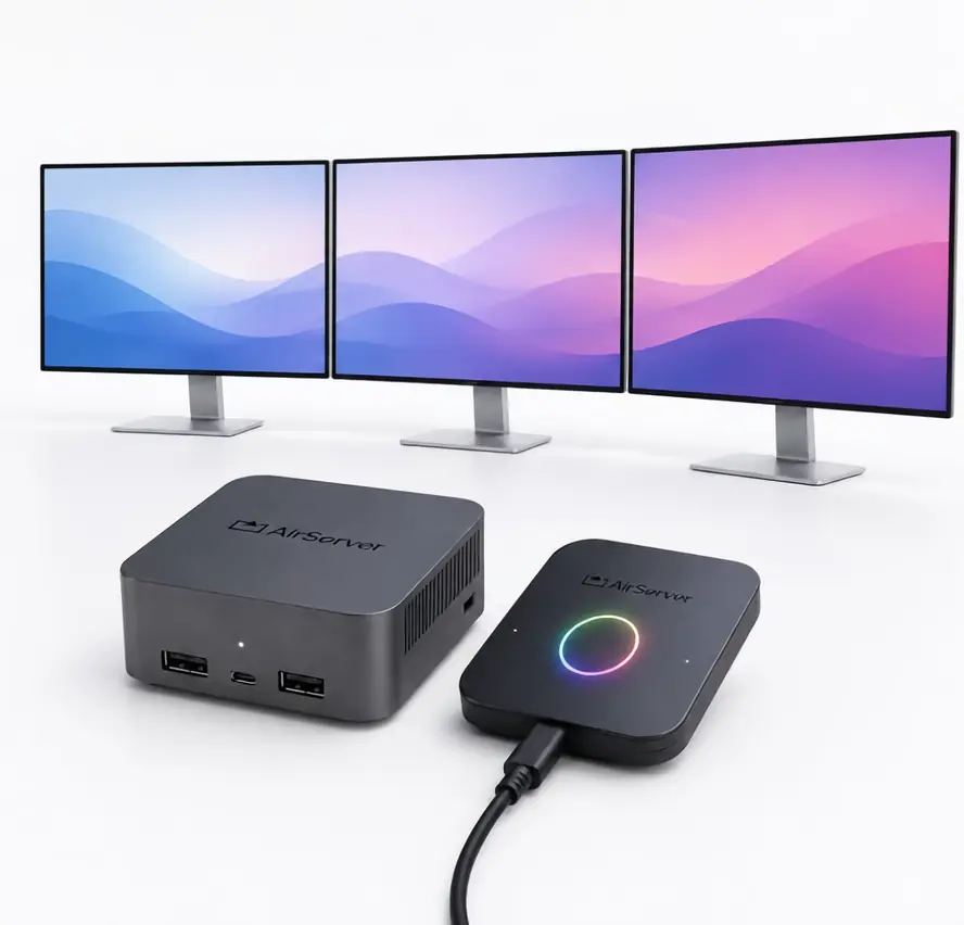Kit AirServer Connect 3 y Connect Button
