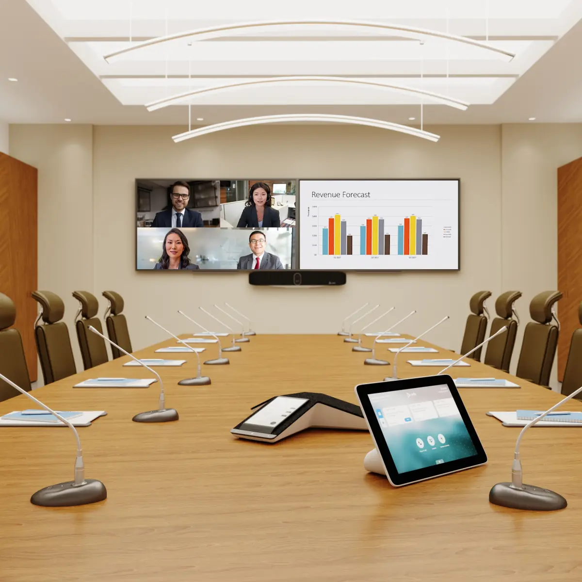 Los 7 pasos para diseñar su sala de conferencias
