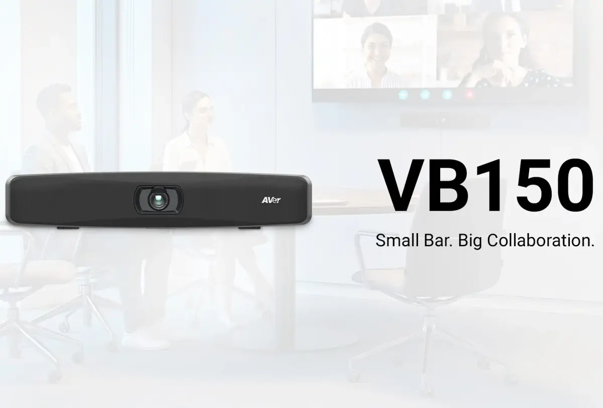 AVer VB150 seguimiento inteligente y micrófonos