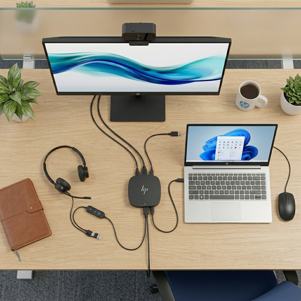 HP Poly Kit Puesto de Trabajo Colaborador HP Essential
