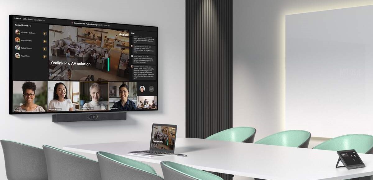 Yealink MeetingBar A20 + CPT18 + WPP30 - Estilo de vida
