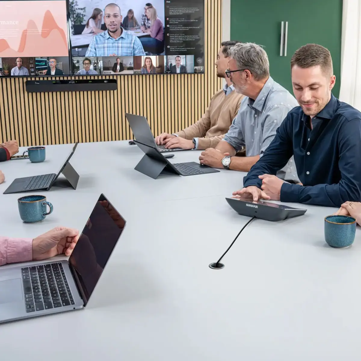 Barra de vídeo SHURE