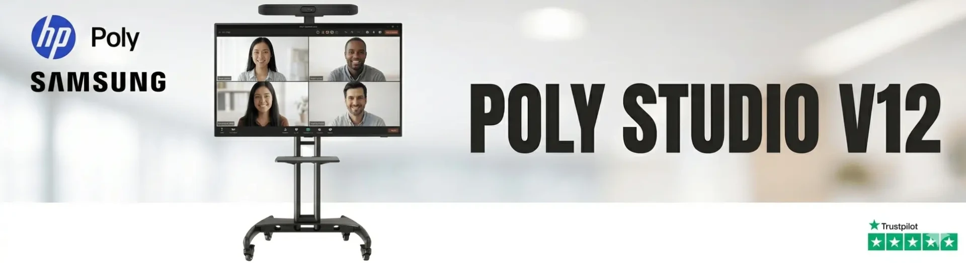 Kit de Videoconferencia Poly Studio V12 - Encabezado